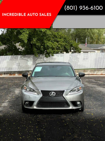 2015 Lexus IS 250 for sale at INCREDIBLE AUTO SALES in Bountiful UT