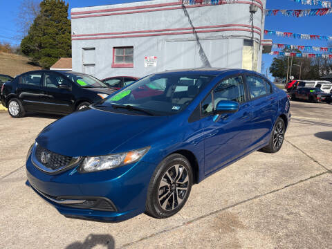 2015 Honda Civic for sale at Motley's Auto World in Danville VA