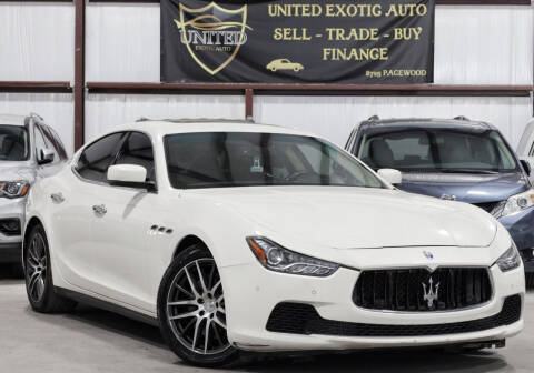 2014 Maserati Ghibli for sale at United Exotic Auto in Houston TX