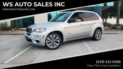 2010 BMW X5 for sale at WS AUTO SALES INC in El Cajon CA