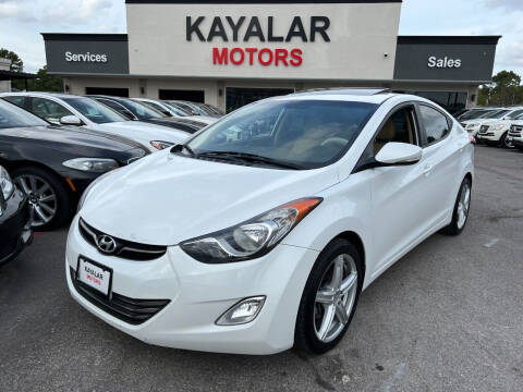 2013 Hyundai Elantra for sale at KAYALAR MOTORS in Houston TX