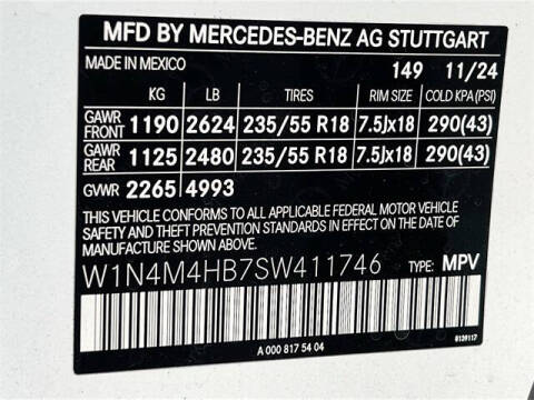 2025 Mercedes-Benz GLB GLB 250 4MATIC