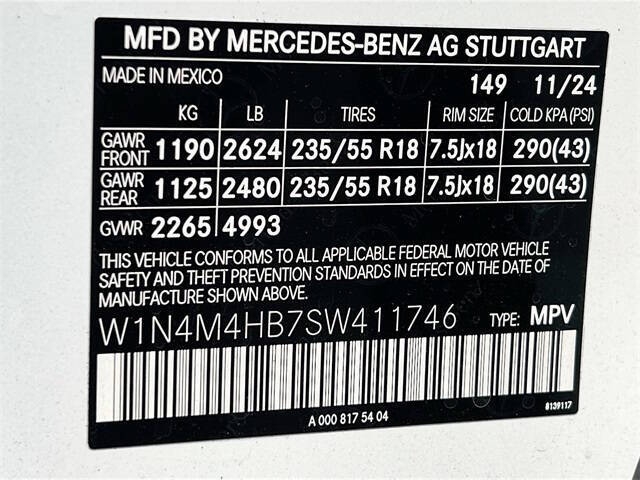 2025 Mercedes-Benz GLB GLB 250 4MATIC