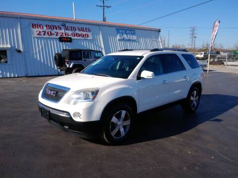2010 GMC Acadia for sale at Big Boys Auto Sales in Russellville KY