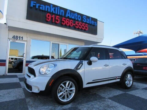 2012 MINI Cooper Countryman for sale at Franklin Auto Sales in El Paso TX