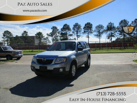 2008 Mazda Tribute for sale at Paz Auto Sales in Houston TX