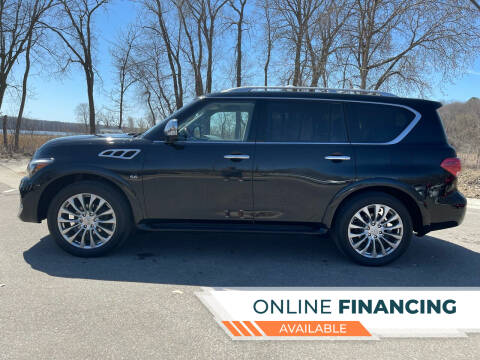 2016 Infiniti QX80 for sale at You Win Auto in Burnsville MN