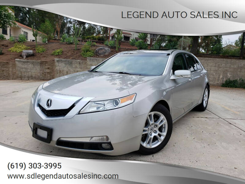 2009 Acura TL for sale at Legend Auto Sales Inc in Lemon Grove CA