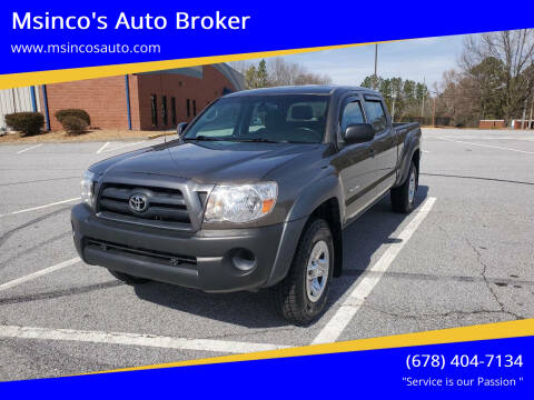 2010 Toyota Tacoma for sale at Msinco's Auto Broker in Snellville GA