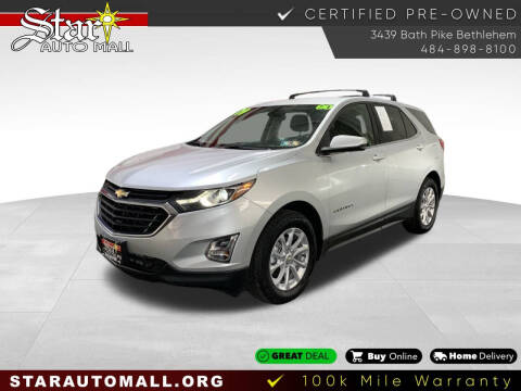 2019 Chevrolet Equinox for sale at STAR AUTO MALL 512 in Bethlehem PA