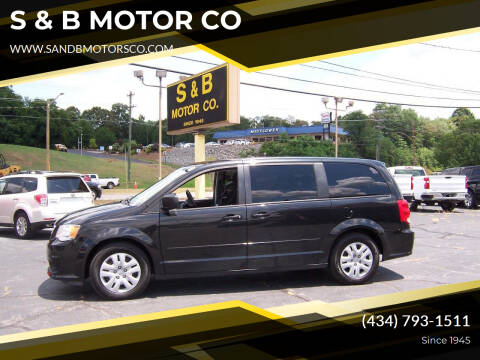 2016 Dodge Grand Caravan for sale at S & B MOTOR CO in Danville VA