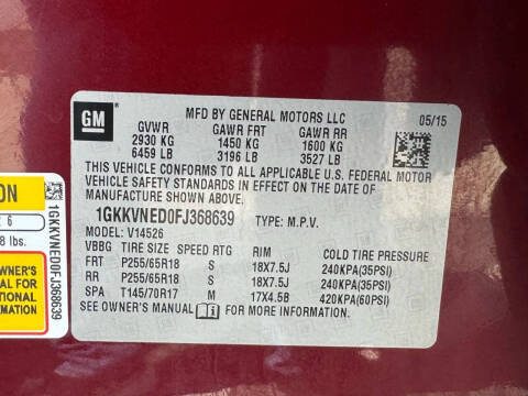 2015 GMC Acadia SLE-1