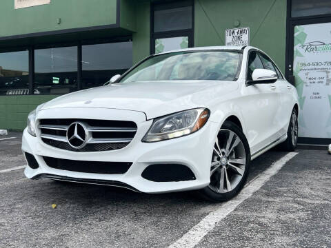 2016 Mercedes-Benz C-Class for sale at KARZILLA MOTORS in Oakland Park FL