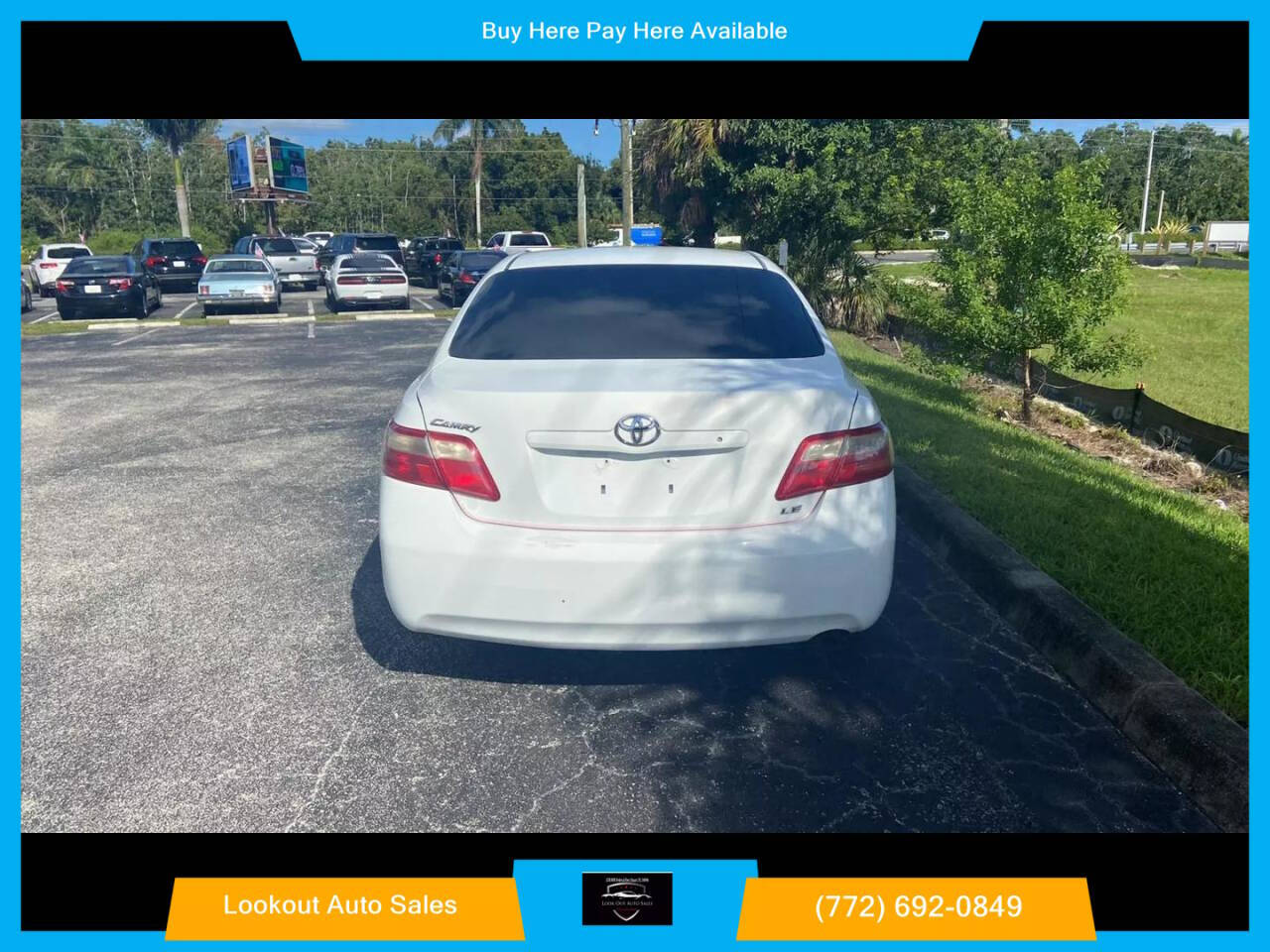 2009 Toyota Camry for sale at Lookout Auto Sales in Stuart, FL