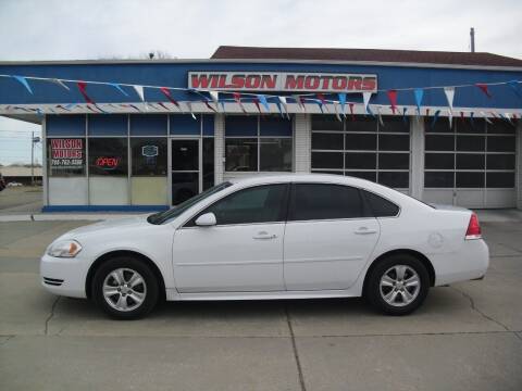 2012 Chevrolet Impala for sale at Wilson Motors in Junction City KS