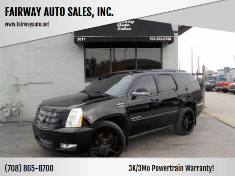 2012 Cadillac Escalade for sale at FAIRWAY AUTO SALES, INC. in Melrose Park IL