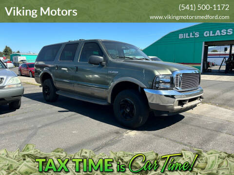 2000 Ford Excursion for sale at Viking Motors in Medford OR