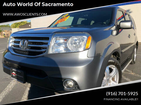 2013 Honda Pilot for sale at Auto World of Sacramento in Sacramento CA