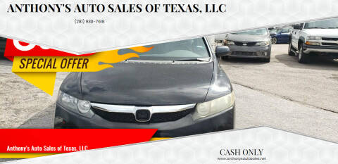 2010 Honda Civic for sale at Anthony's Auto Sales of Texas, LLC in La Porte TX