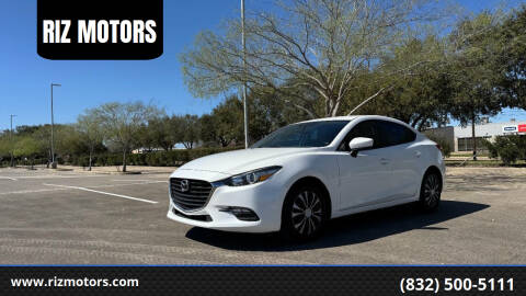 2017 Mazda MAZDA3 for sale at RIZ MOTORS in Stafford TX