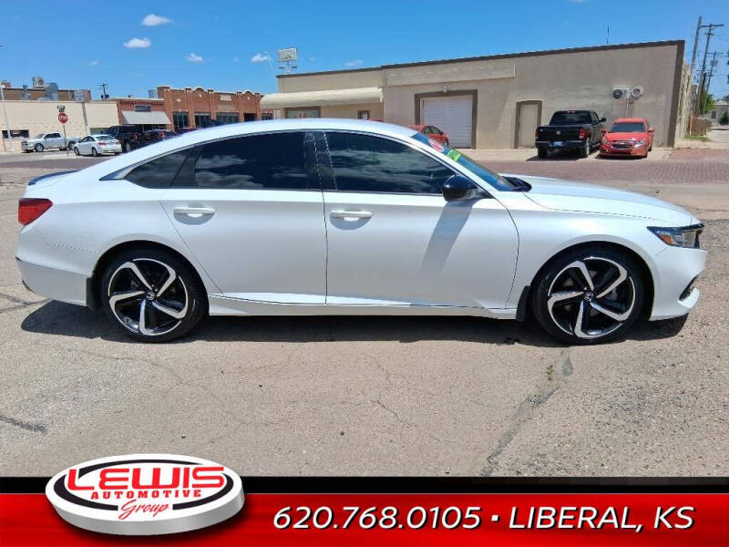 Used 2022 Honda Accord Sport with VIN 1HGCV1F31NA079879 for sale in Liberal, KS