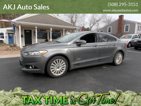 2014 Ford Fusion Energi for sale at AKJ Auto Sales in West Wareham MA