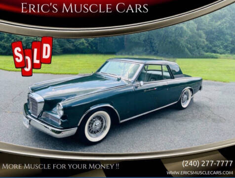 1964 Studebaker Hawk for sale at Eric's Muscle Cars in Clarksburg MD