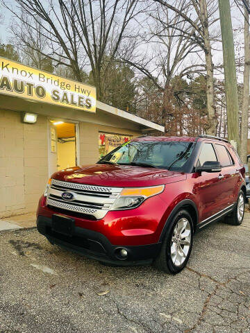 2013 Ford Explorer for sale at Knox Bridge Hwy Auto Sales in Canton GA