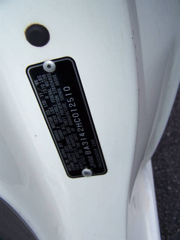 1987 Honda Prelude SI