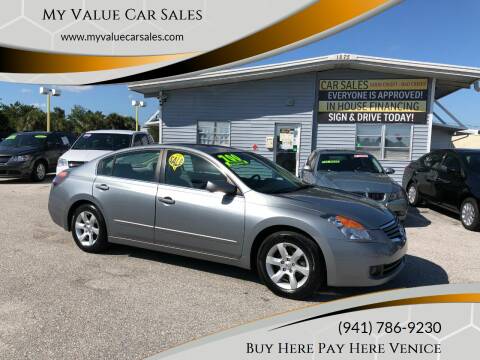 2008 Nissan Altima for sale at My Value Car Sales - Upcoming Cars in Venice FL