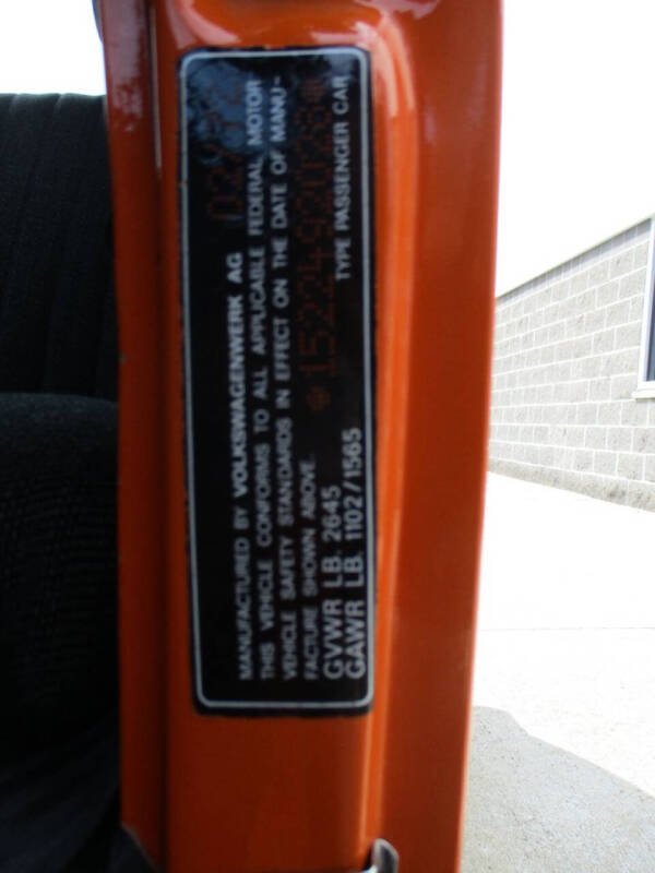 1972 Volkswagen Beetle Convertible