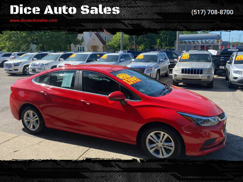 2017 Chevrolet Cruze for sale at Dice Auto Sales in Lansing MI