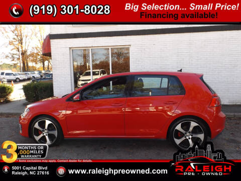 2015 Volkswagen Golf GTI for sale at Raleigh Pre-Owned in Raleigh NC