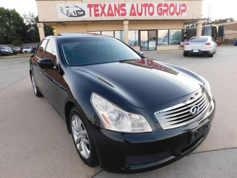 2009 Infiniti G37 Sedan for sale at Texans Auto Group in Spring TX