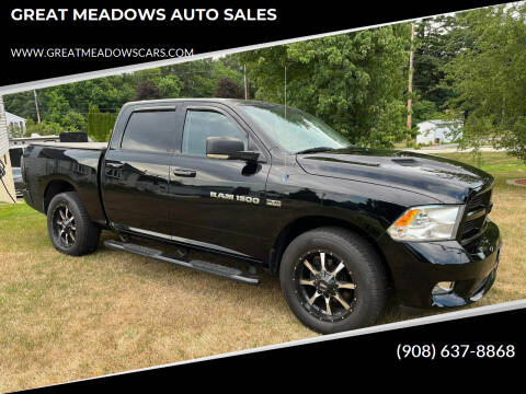 2012 RAM Ram Pickup 1500 for sale at GREAT MEADOWS AUTO SALES in Great Meadows NJ
