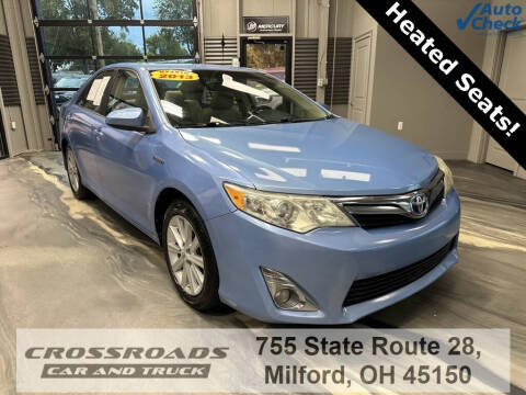 2013 Toyota Camry Hybrid for sale at Crossroads Car and Truck - Crossroads Car & Truck - Milford in Milford OH