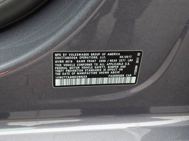 2017 Volkswagen Passat 1.8T SEL Premium