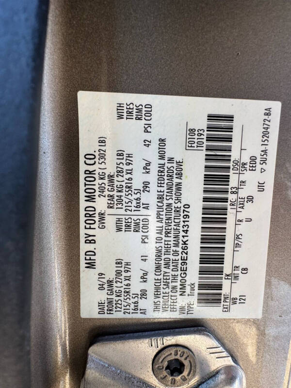 2019 Ford Transit Connect XL