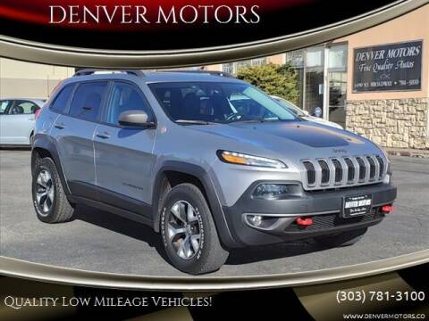 2014 Jeep Cherokee for sale at DENVER MOTORS in Englewood CO