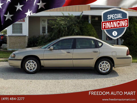 2003 Chevrolet Impala for sale at Freedom Auto Mart in Bellevue OH
