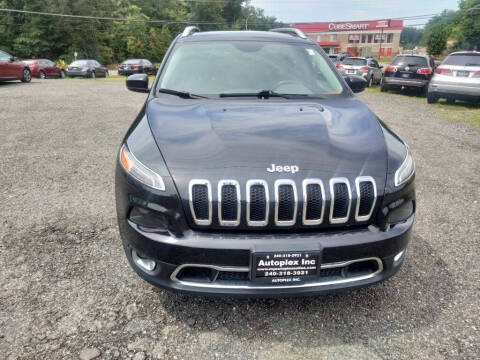 2016 Jeep Cherokee for sale at Autoplex Inc in Clinton MD