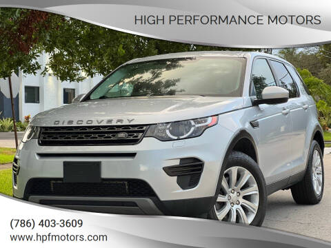 2016 Land Rover Discovery Sport for sale at HIGH PERFORMANCE MOTORS in Hollywood FL