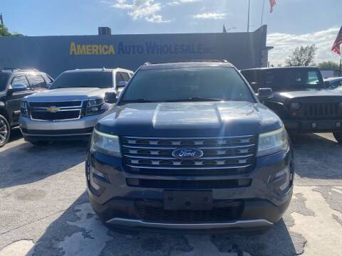 2016 Ford Explorer for sale at America Auto Wholesale Inc in Miami FL