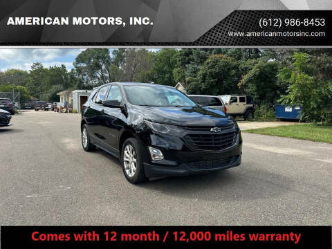 2018 Chevrolet Equinox for sale at AMERICAN MOTORS, INC. in Farmington MN