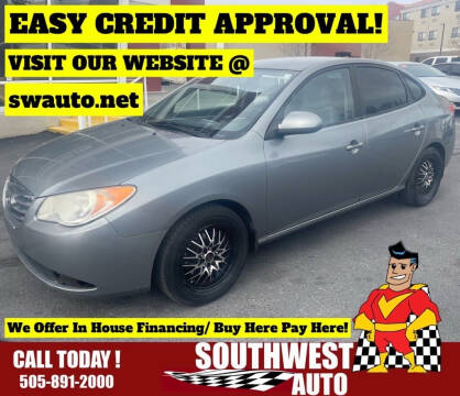 2010 Hyundai Elantra for sale at SOUTHWEST AUTO in Albuquerque NM