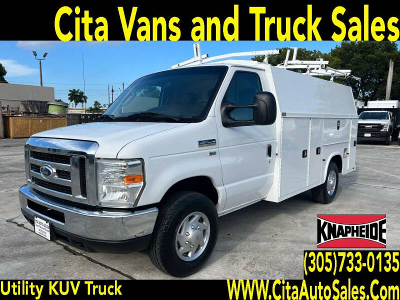 2016 FORD ECONOLINE E350 *CUTAWAY* ENCLOSED *UTILITY TRUCK* *KUV* for sale at Cita Auto Sales in Medley FL
