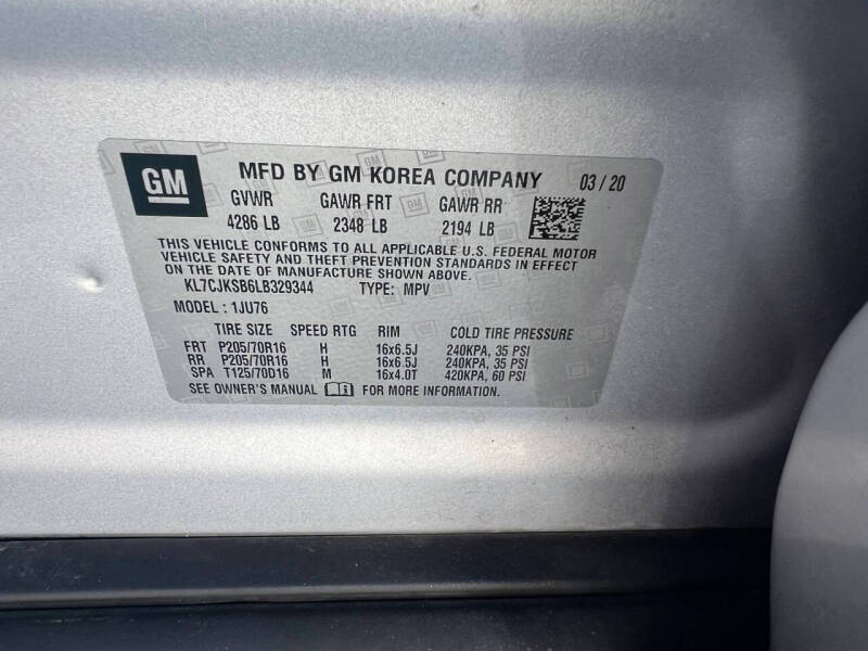 2020 Chevrolet Trax LS