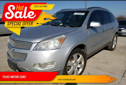 2016 Chevrolet Traverse for sale at TEXAS MOTOR CARS in Houston TX