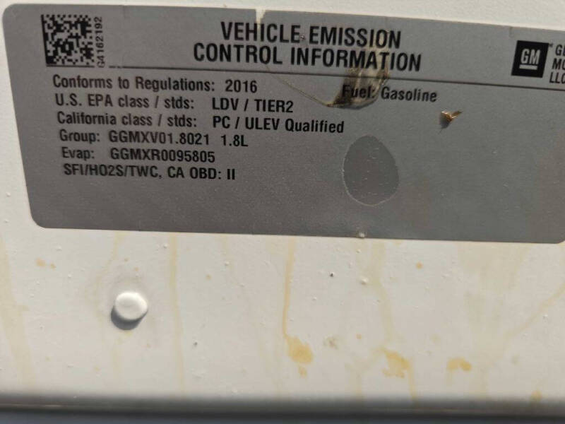 2016 Chevrolet Sonic LS Auto