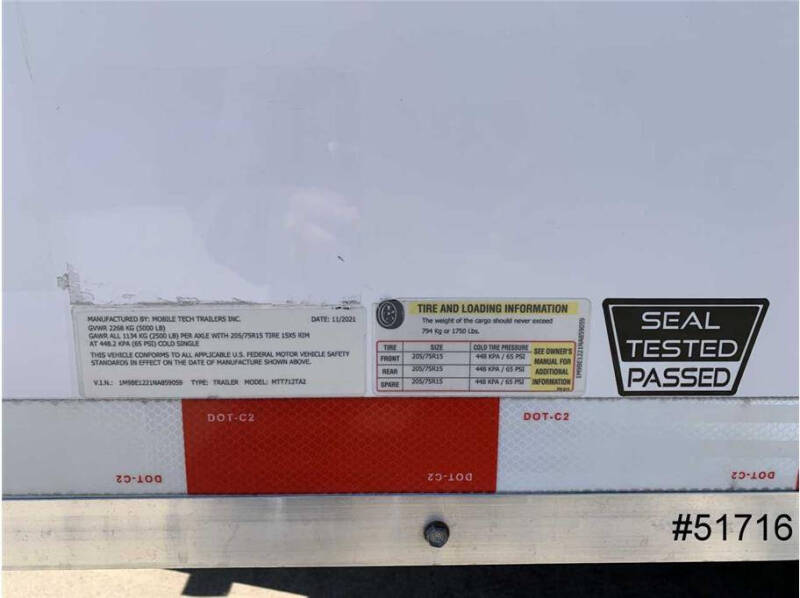 2022 Mobile Tech Fiber Trailer